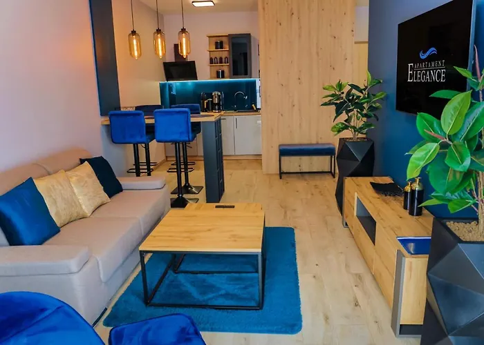 Elegance Blue W Let's Sea Basen&spa Apartamento Gąski
