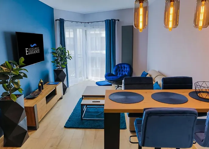 Elegance Blue W Let's Sea Basen&spa Apartamento Gąski